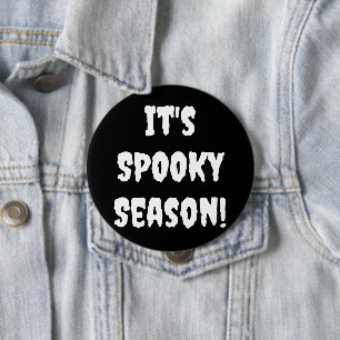 Bóton Redondo 10.16cm É Botão de Pin-On da Época Spooky