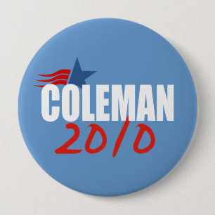 Bóton Redondo 10.16cm Engrenagem da eleição de NORM COLEMAN
