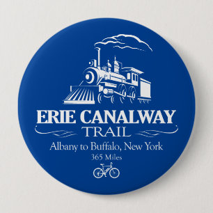 Bóton Redondo 10.16cm Erie Canalway Trail (RT)