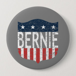 Bóton Redondo 10.16cm Estrelas BERNIE e faixas