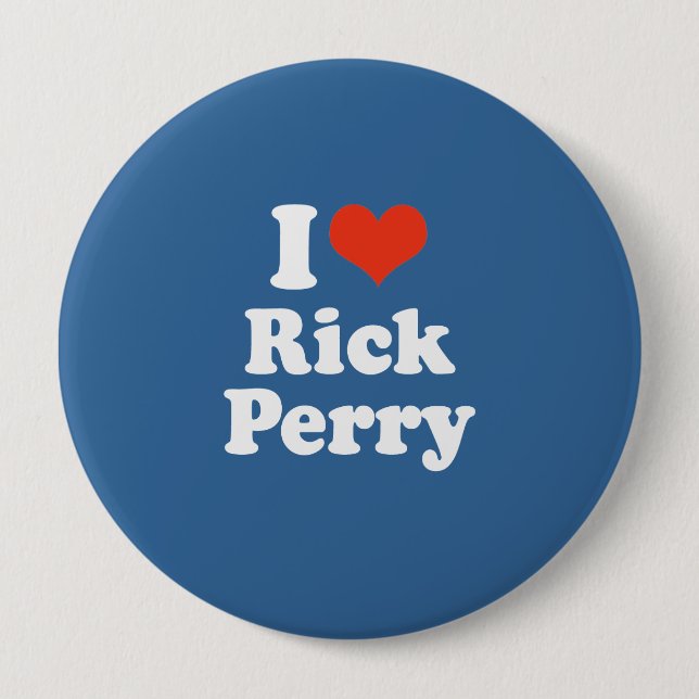 BÓTON REDONDO 10.16CM EU AMO PERRY RICK (Frente)