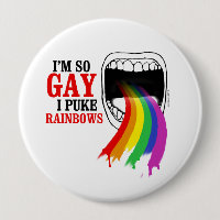 Eu sou assim que gay, eu puke arcos-íris