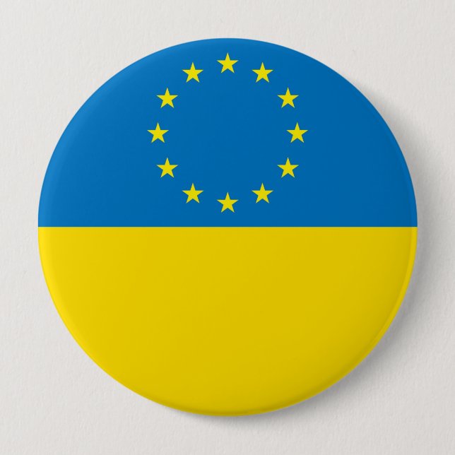 BÓTON REDONDO 10.16CM EUROPA UCRÂNIA (Frente)