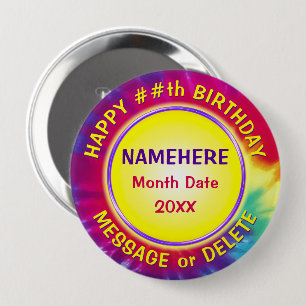 Bóton Redondo 10.16cm Favoritos para festas Personalizados para Corantes