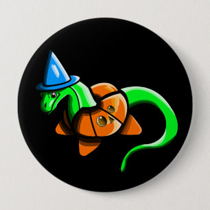 Bóton Redondo 10.16cm Feliz Samhain!