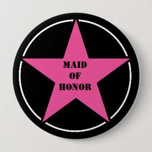 Bóton Redondo 10.16cm Festa de solteira da madrinha de casamento Disco C