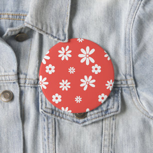 Bóton Redondo 10.16cm Flores e Petais 1