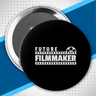 Bóton Redondo 10.16cm Futuro Cineasta Diretor de Filme Independente Prod