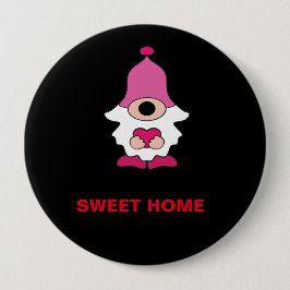 BÓTON REDONDO 10.16CM GENOMA NEGRO SIMPLES MAGNET INTEIRA