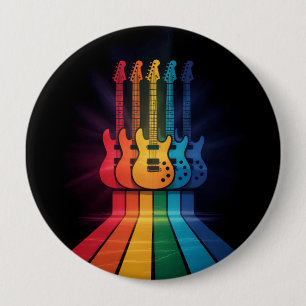 Bóton Redondo 10.16cm Guitar Lover