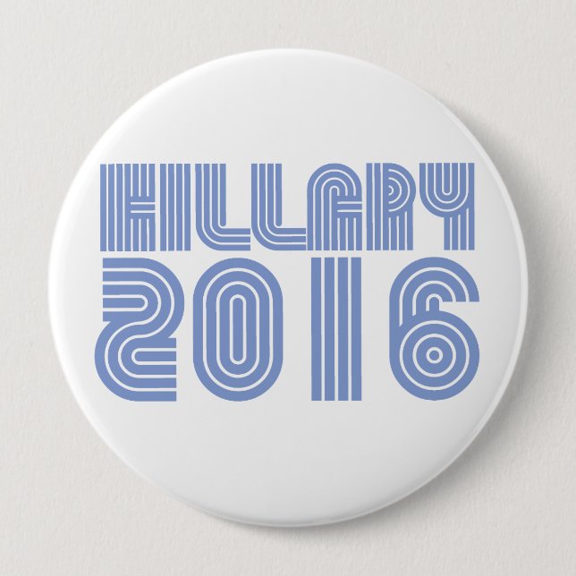 Bóton Redondo 10.16cm HILLARY 2016 vintage.png (Frente)