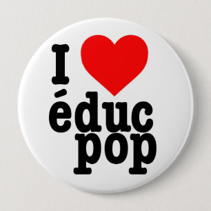 Bóton Redondo 10.16cm Imenso Emblema I bobina educ POP
