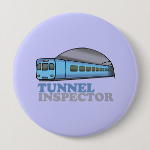 BÓTON REDONDO 10.16CM INSPECTOR DO TÚNEL