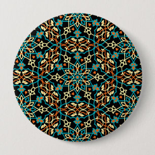 Bóton Redondo 10.16cm Inspiração Mandala 6