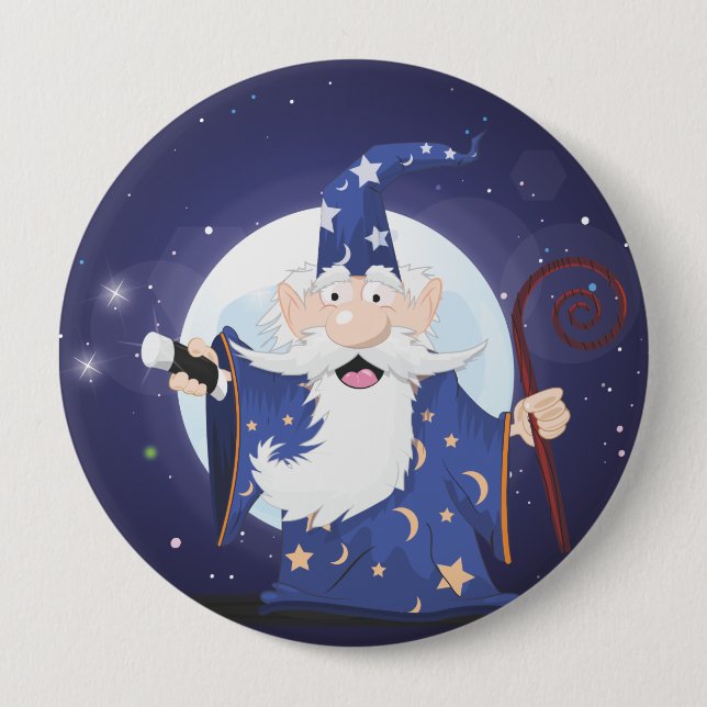Bóton Redondo 10.16cm Mago (Frente)
