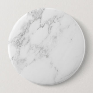 Bóton Redondo 10.16cm Mármore Branco