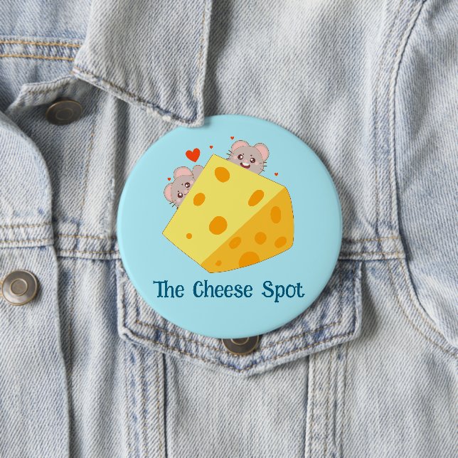 Bóton Redondo 10.16cm Mocas E Queijo (In Situ)