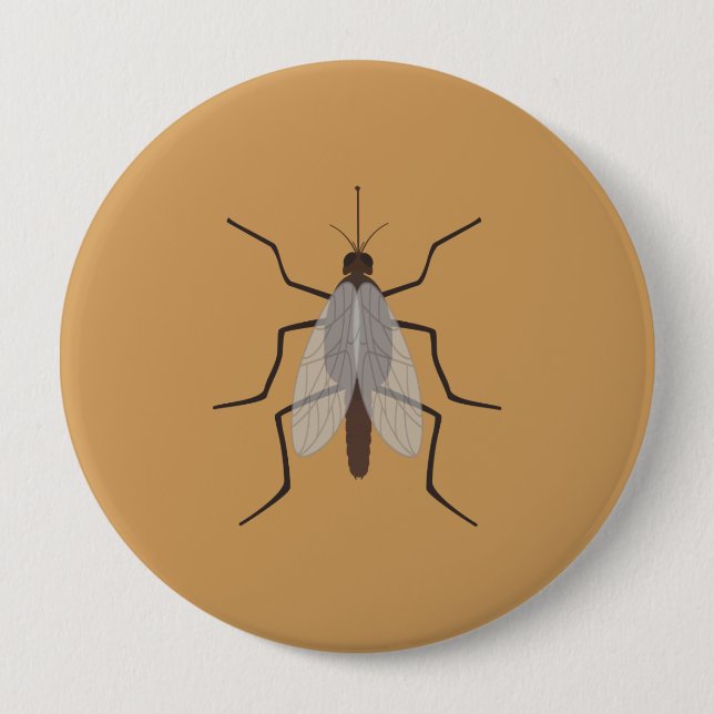 Bóton Redondo 10.16cm Mosquito (Frente)