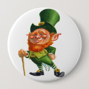 Bóton Redondo 10.16cm MR Botão LEPRECHAUN
