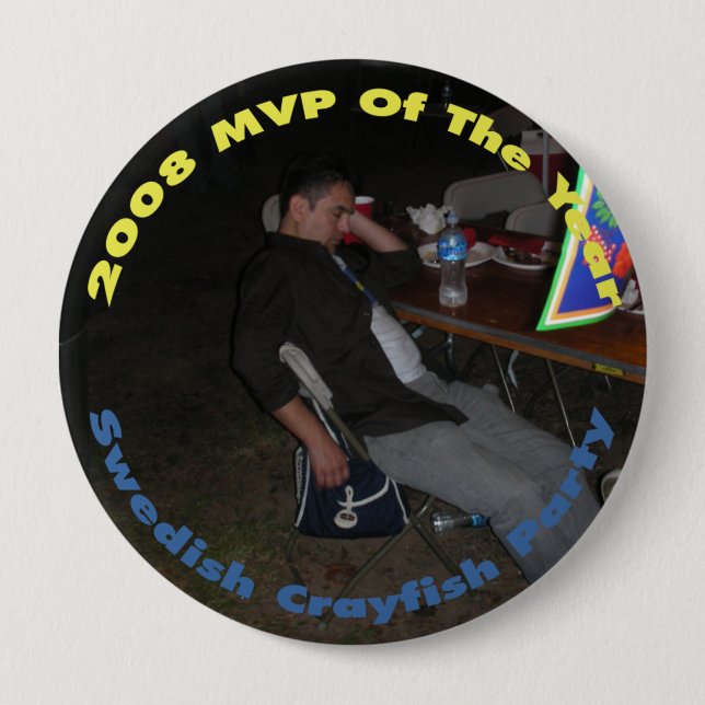 Bóton Redondo 10.16cm MVP do ano 2008 (Frente)