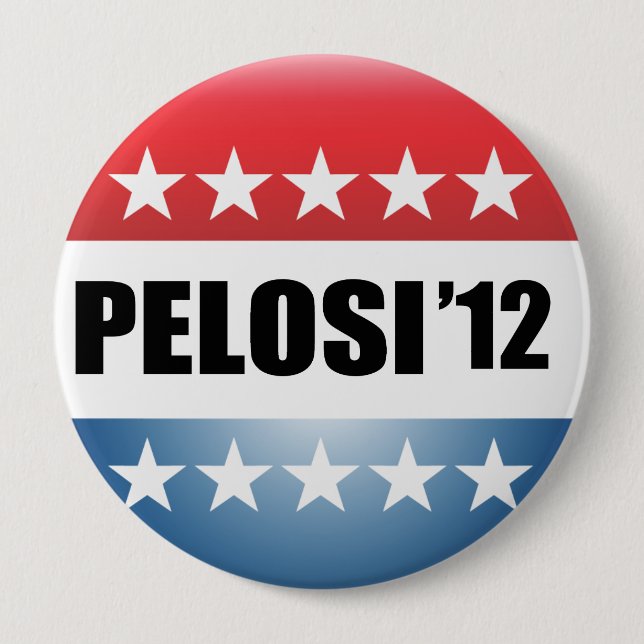 BÓTON REDONDO 10.16CM NANCY PELOSI (Frente)