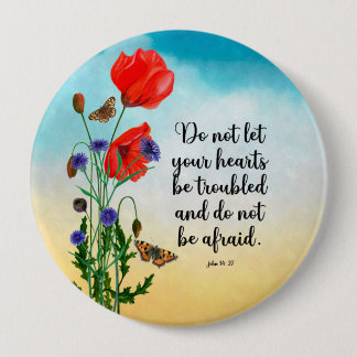 Bóton Redondo 10.16cm Não deixe seus corações se incomodarem