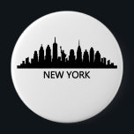 Bóton Redondo 10.16cm New York Skyline<br><div class="desc">New York Skyline</div>