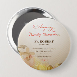 Bóton Redondo 10.16cm Nome & ano feitos sob encomenda, 60th