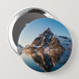 Bóton Redondo 10.16cm Noruega Lofoten Souvenir