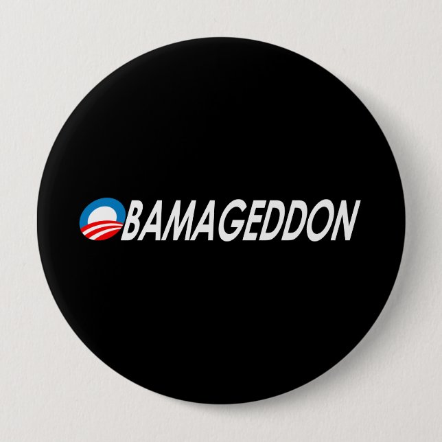 Bóton Redondo 10.16cm Obamageddon 2 (Frente)