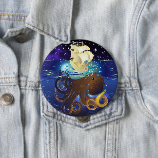 Bóton Redondo 10.16cm Octopus Huge e Caravella