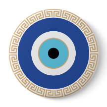 Olho De Mau Grego Na Chave Grega