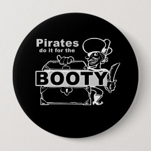 Bóton Redondo 10.16cm os piratas fazem-no para o montante