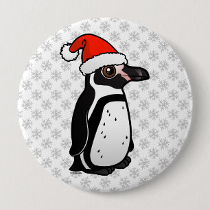 Bóton Redondo 10.16cm Papais noeis Humboldt Penguin