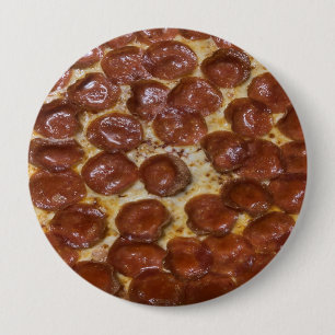 Bóton Redondo 10.16cm Pepperoni Pizza