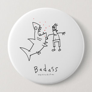 Bóton Redondo 10.16cm Perfurador do tubarão de Badass