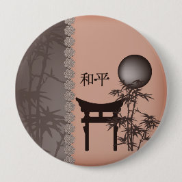 Bóton Redondo 10.16cm Pessegueiro de bambu Brown Torii