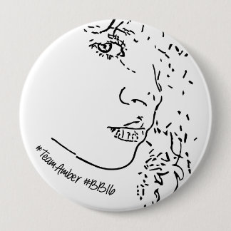 Bóton Redondo 10.16cm Pin do suporte do #TeamAmber