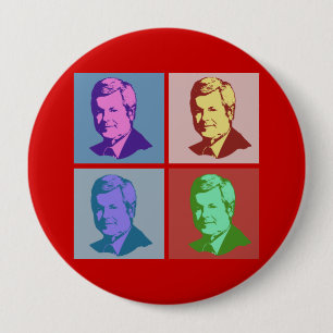 Bóton Redondo 10.16cm Pop art de Gingrich