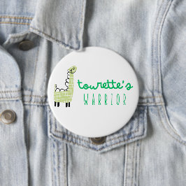 Bóton Redondo 10.16cm presente bonitinho de conscientização do guerreiro