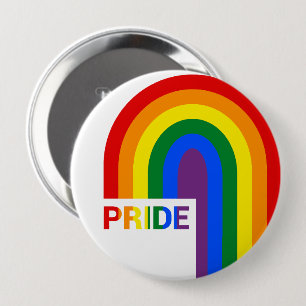 Bóton Redondo 10.16cm Pride Rainbow