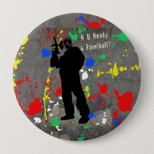 Bóton Redondo 10.16cm R U aprontam o Paintball 4?