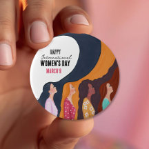 Radiant Unity Happy Women's Day Profile Button 