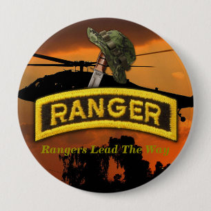 Bóton Redondo 10.16cm Rangers de bordo Veteranos Vets LRRP