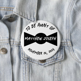 Bóton Redondo 10.16cm Relation-to-Be Bowtie