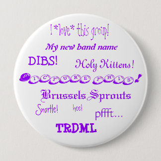 Bóton Redondo 10.16cm Represente isto! botão