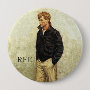 Bóton Redondo 10.16cm Robert F. Kennedy