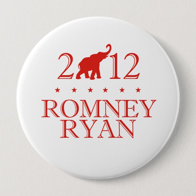Bóton Redondo 10.16cm ROMNEY RYAN 2012 REPUBLICANO.png (Frente)