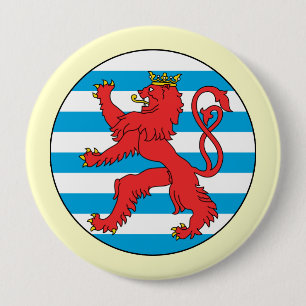 Bóton Redondo 10.16cm Roundel Luxembourg, Luxembourg