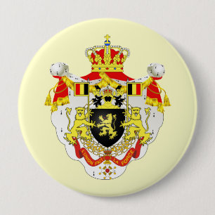 Bóton Redondo 10.16cm Royaume de Belgique, Bélgica